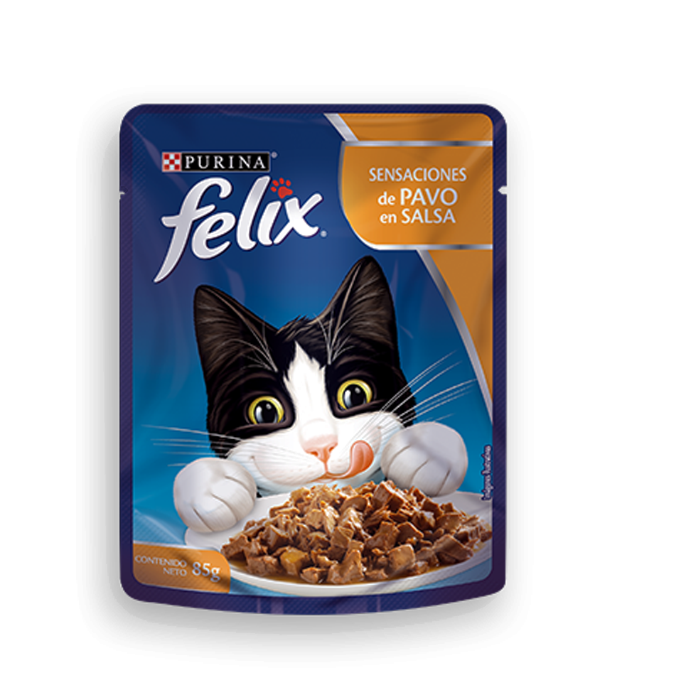 FELIX ALIMENTO HUMEDO ADULTO PAVO EN SALSA