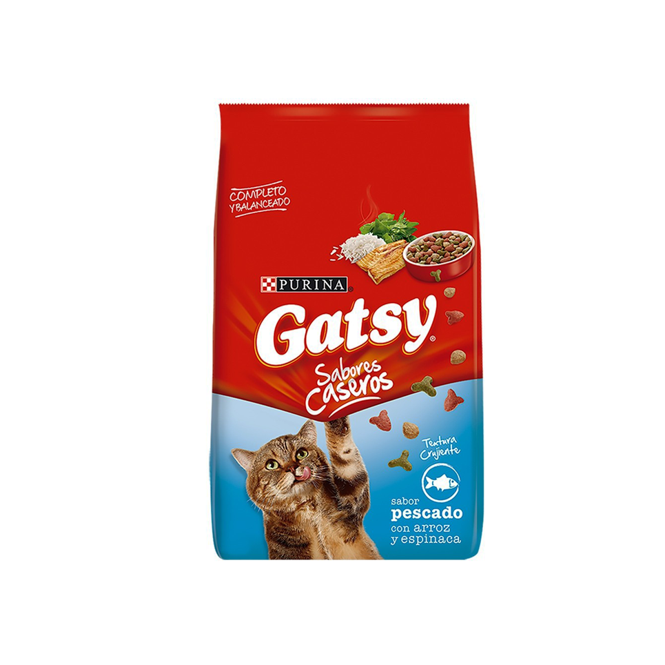 GATSY PESCADO ARROZ Y ESPINACA