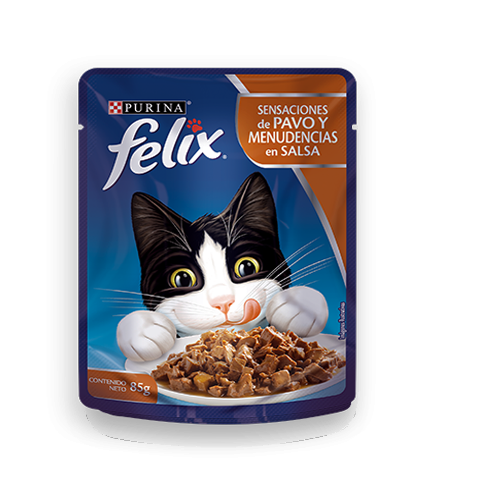 FELIX ALIMENTO HUMEDO ADULTO PAVO Y MENUDENCIAS EN SALSA