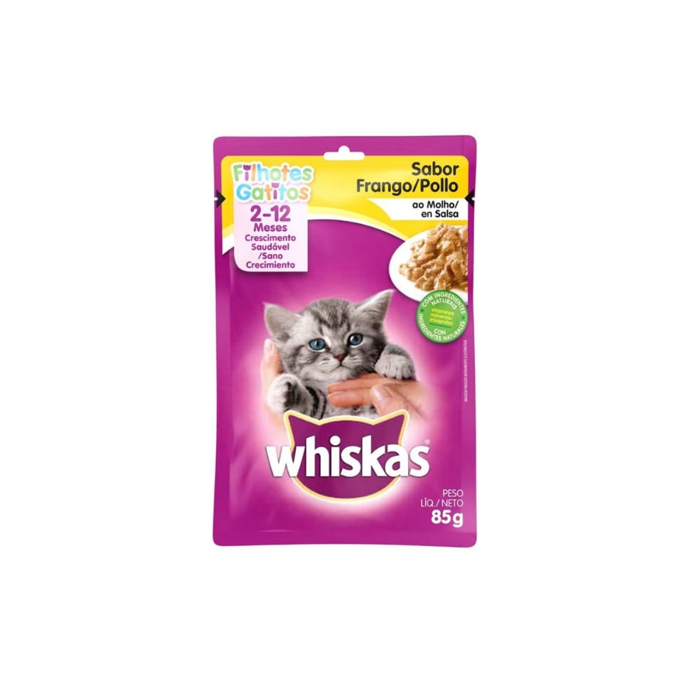 WHISKAS ALIMENTO HUMEDO FILHOTE